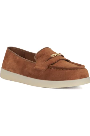Dune Womens Ladies Graciela - Suede Snaffle Trim Casual Loafers - - Size UK 6