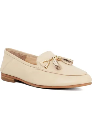 Dune Womens Ladies Greysons - Metal Trim Snaffle Loafers - Leather - Size UK 5