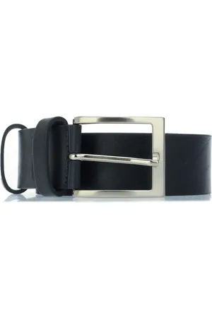 VALENTINO Mens Accessories Tatanka Pin Buckle Belt in Leather - Size 32 inch
