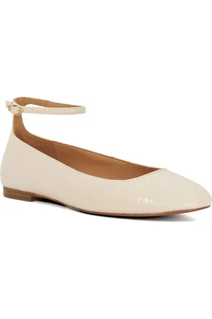 Dune Womens Ladies Hoop - Ankle Strap Ballet Flats - - Size UK 4
