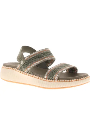 Jana Womens Wedge Sandals Pam Elasticated sag - - Size UK 6.5