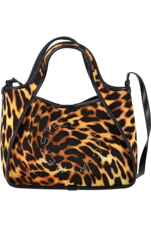 Stella McCartney Pre-owned Womens Studded Leoapard-Print Tote Bag in Cotton - One Size