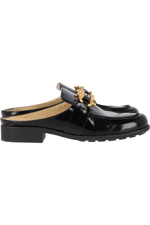 Bottega Veneta Pre-owned Womens Monsieur Chain Mule Loafers in Calfskin Leather - Size EU 40
