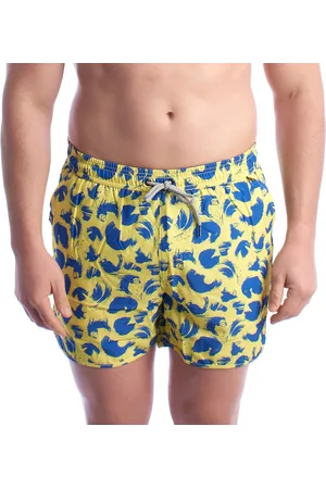 IN MY HOOD Mens Printed Swim Shorts HS24MSW06 - - Size Medium