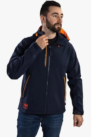Helly Hansen CHELSEA EVOLUTION HOODED SOFTSHELL Mens Jacket Navy - - Size 2XL