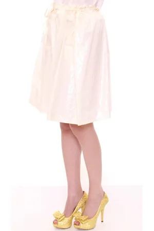 Licia Florio WoMens Above-Knee Stretch Waist Strap Skirt Viscose - One Size