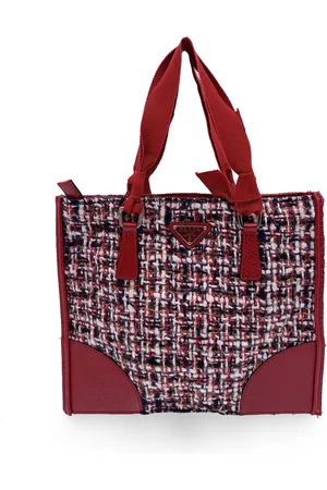 Prada Pre-owned Womens Tweed Tote Bag - Wool - One Size