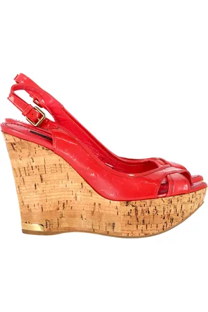 LOUIS VUITTON Pre-owned Womens Monogram Vernis Pantheon Sandals in Patent Leather - Size EU 39