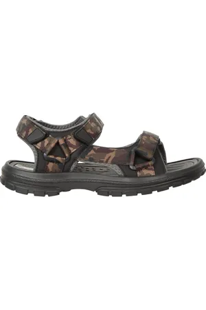 Mountain Warehouse Mens Crete Camo Sandals (Green/Black) - - Size UK 10