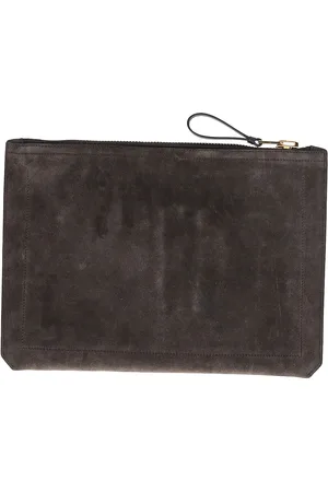 Tom Ford Pre-owned Mens Tom Buckley Clutch Bag in Suede - One Size