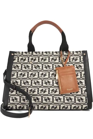 Dune Womens Accessories Dialect - Monogram Tote With Detachable Purse - Fabric - One Size