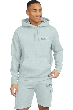 Brave Soul Mens Hoodie & Cargo Short Co-Ord Set - Size Large