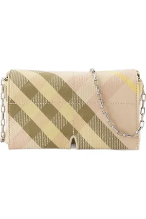 Burberry Womens Snip Mini Wallet On Chain - - Synthetic - - One Size