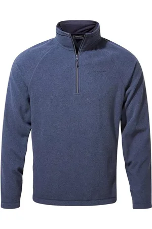 Craghoppers Mens Corey VI Half Zip Fleece Top (Blue Navy Marl) - Size 3XL