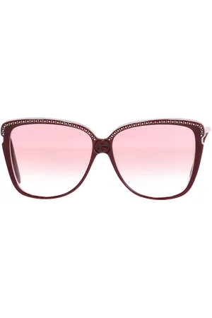 Gucci Pre-owned Womens Embellished Oversized Sunglasses in Acetate - One Size
