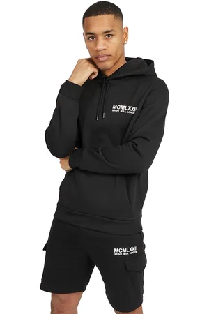 Brave Soul Mens Hoodie & Cargo Short Co-Ord Set - Size Large