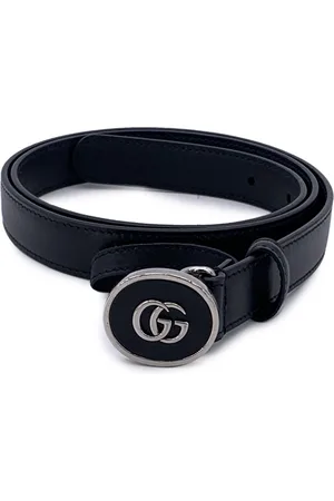 Gucci Pre-owned Womens Leather Belt GG Buckle - - One Size