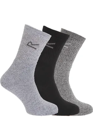 Regatta Great Outdoors Mens Cotton Rich Casual Socks (Pack Of 3) - - One Size