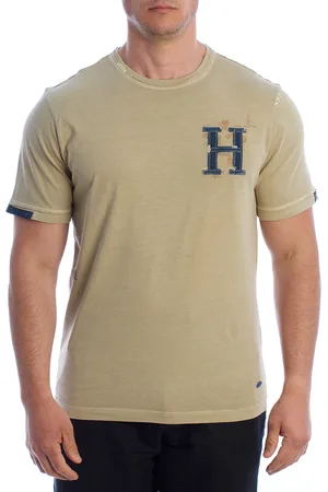 IN MY HOOD Mens Short-Sleeved Cotton T-Shirt HS24MTS06 - - Size X-Large
