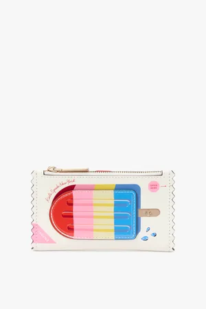 Kate Spade Womens Snack Bar Small Slim Bifold Wallet - - One Size