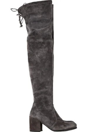 Stuart Weitzman Pre-owned Womens Genna Over The Knee Boots in Suede - Size EU 35