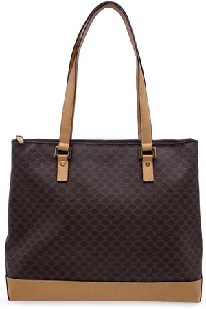 Céline Pre-owned Womens Vintage Cloth Tote Bag Macadam - Cotton - One Size