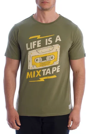 IN MY HOOD Mens Short Sleeve Graphic Cotton T-Shirt HS24MTS24 - - Size Large