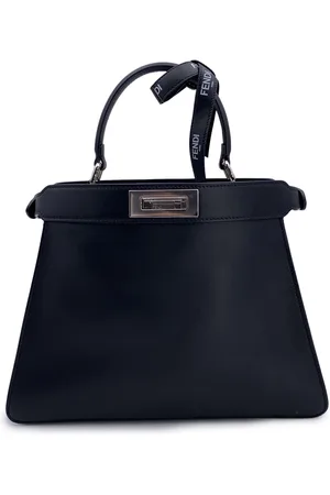 Fendi Pre-owned Womens Leather Handbag Peekaboo IseeU - - One Size