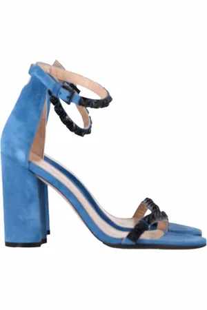 Stuart Weitzman Pre-owned Womens Rosemarie Ankle Strap Sandals in Suede - Size EU 38