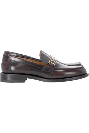 Dior Pre-owned Womens Code Loafers in Leather - Size EU 38