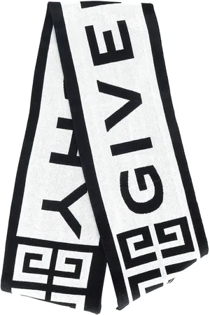 Givenchy Pre-owned Womens Logo Scarf in Cotton - One Size