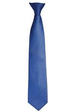 Premier Mens Fashion ”Colours” Work Clip On Tie (Mid ) - One Size