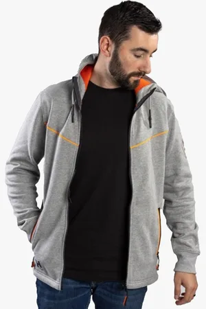 Helly Hansen CHELSEA EVOLUTION Mens Hoodie Melange Cotton - Size X-Large