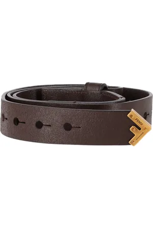 Fendi Pre-owned Womens Wide Wrap Belt in Leather - One Size