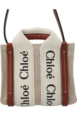 Chloé Chloé Womens Woody Nano Tote Linen - One Size