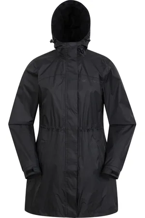 Mountain Warehouse Womens/Ladies Torrent Longline Waterproof Lightweight Jacket - Size 14 UK