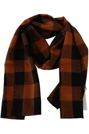Costume National Mens Check Neck Wrap Shawl Scarf - One Size