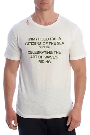 IN MY HOOD Mens Short Sleeve Graphic Cotton T-Shirt HS24MTS17 - - Size Small