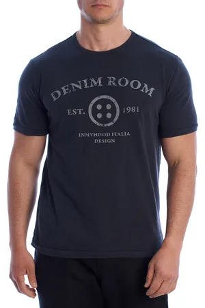 IN MY HOOD Mens Printed Cotton Short-Sleeved T-Shirt HS24MTS19 - - Size 2XL