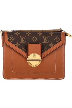 LOUIS VUITTON Pre-owned Womens Biface Monogram Flap Shoulder Bag in Brown Leather - - One Size