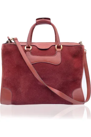 Gucci Pre-owned Womens Vintage Suede Handbag - - One Size