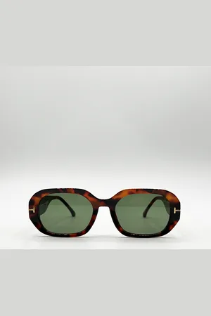 SVNX Womens Oval Sunglasses with Wide Arm in Tortoiseshell - - One Size
