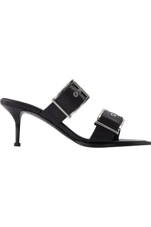 Alexander McQueen Womens Silver and White Leather Pumps - - Size EU 36