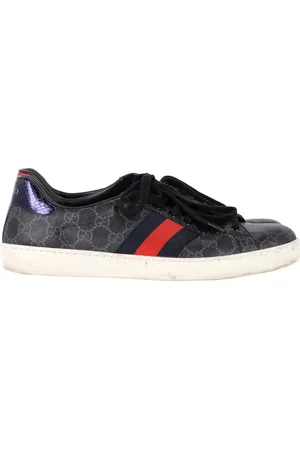 Gucci Pre-owned Mens Ace Supreme Sneakers in Leather - Size 42.5 EU/IT