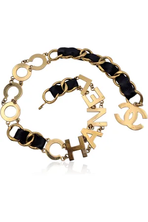 CHANEL Pre-owned Womens Vintage Metal Belt - - One Size