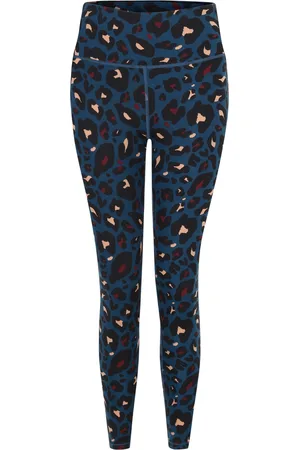 Dare 2B Womens/Ladies Influential Animal Print Gym Leggings (Moonlight Denim) - - Size 8 UK