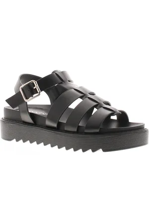 Apache Womens Gladiator Sandals Strappy Gladden Buckle - Size UK 6