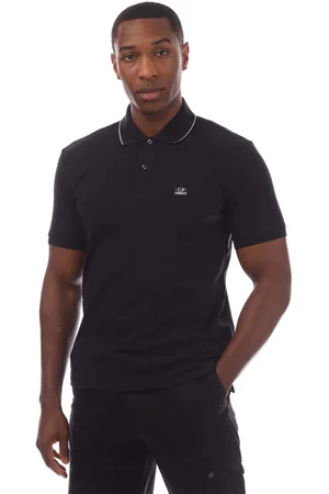 C.P. Company Mens Patch Logo Polo Shirt in Cotton - Size Small