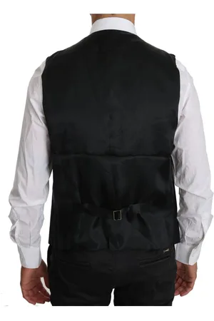 Dolce & Gabbana Mens Waistcoat Formal Gilet Cotton Vest - Size EU 52 (Mens)