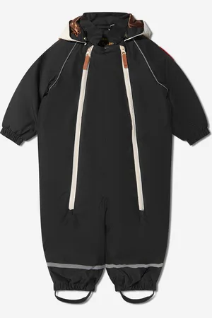 Mini Rodini Baby Unisex Alaska Panda Overall - - Size 9M